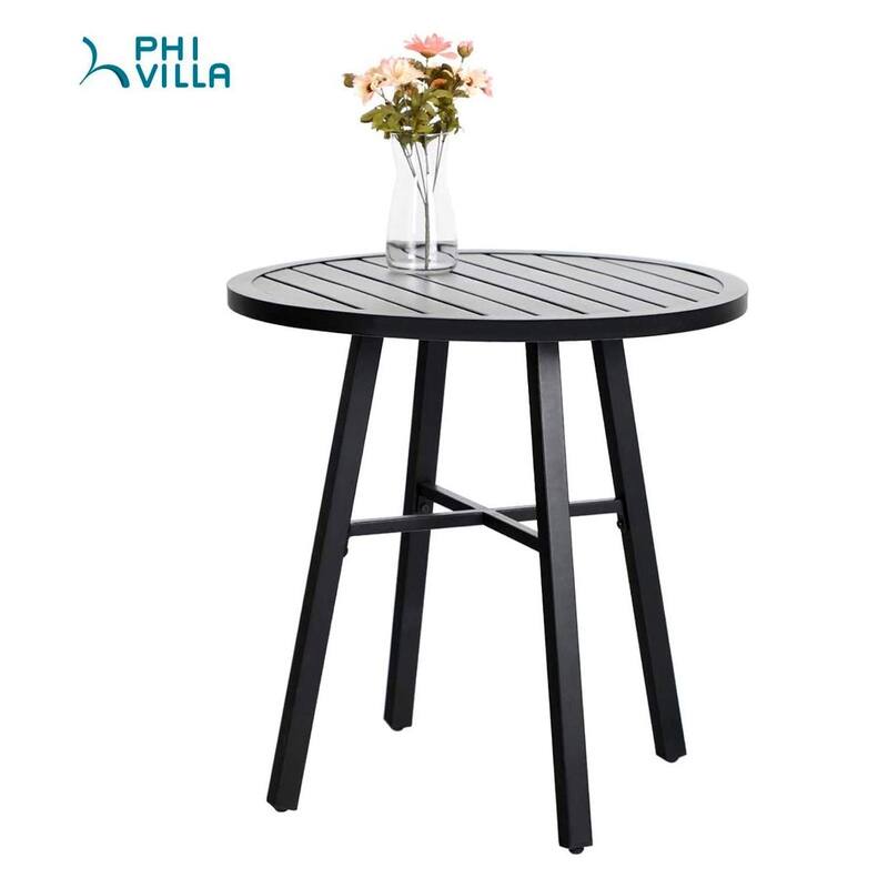 MAISON ARTS Metal Outdoor Patio Bistro Set 3 Pieces Dining Furniture