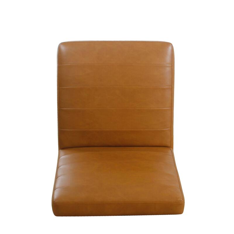 HomePop Channeled Upholstery Dining Chair on metal frame -Single Pack