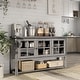 preview thumbnail 1 of 29, Furniture of America Wins Modern Farmhouse 5-shelf Buffet Table