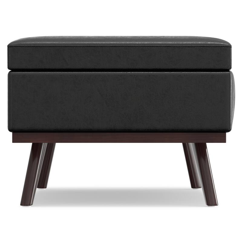 WYNDENHALL Ethan 42 inch Wide Mid Century Modern Rectangle Table Ottoman