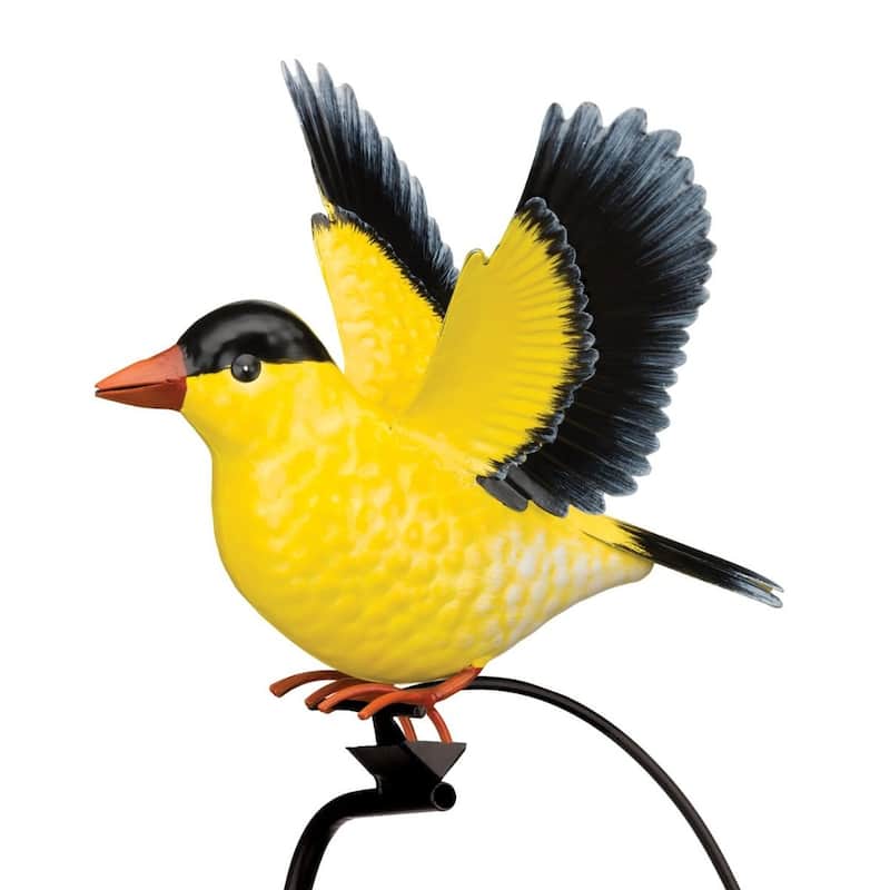 Rocker Bird Stake - Gold Finch
