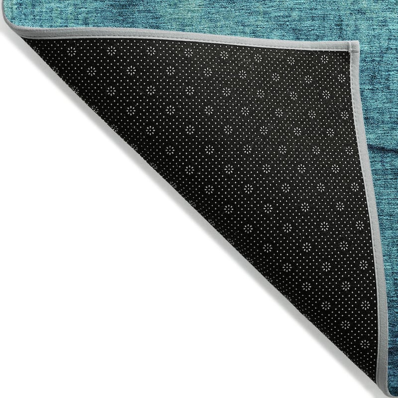 HomeRoots Abstract Modern Rectangle Outdoor Rug