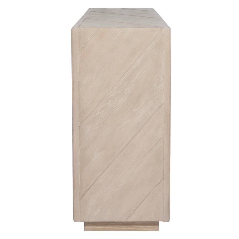 Uttermost Prism Light Oak Console Table - 30"H x 60"W x 14"D