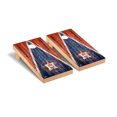 Houston Astros MLB Triangle Cornhole Board Set