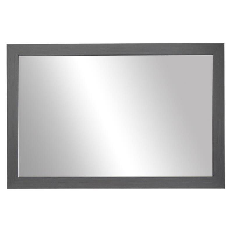 Frame My Mirror Stainless Steel Framed Vanity Mirror, Meade Design