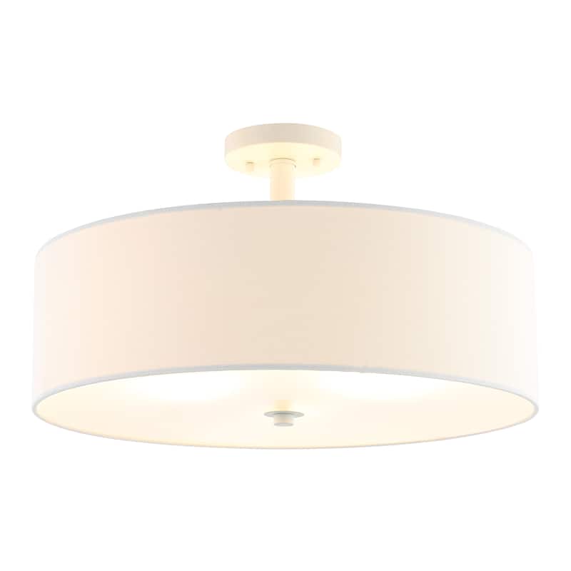SAFAVIEH Lighting Carole Flush Mount - 20" W x 20" D x 12" H - 20Wx20Dx12H