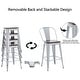 preview thumbnail 29 of 40, Andeworld farmhouse bar stools ,counter height bar stools set of 4 - Set of 4