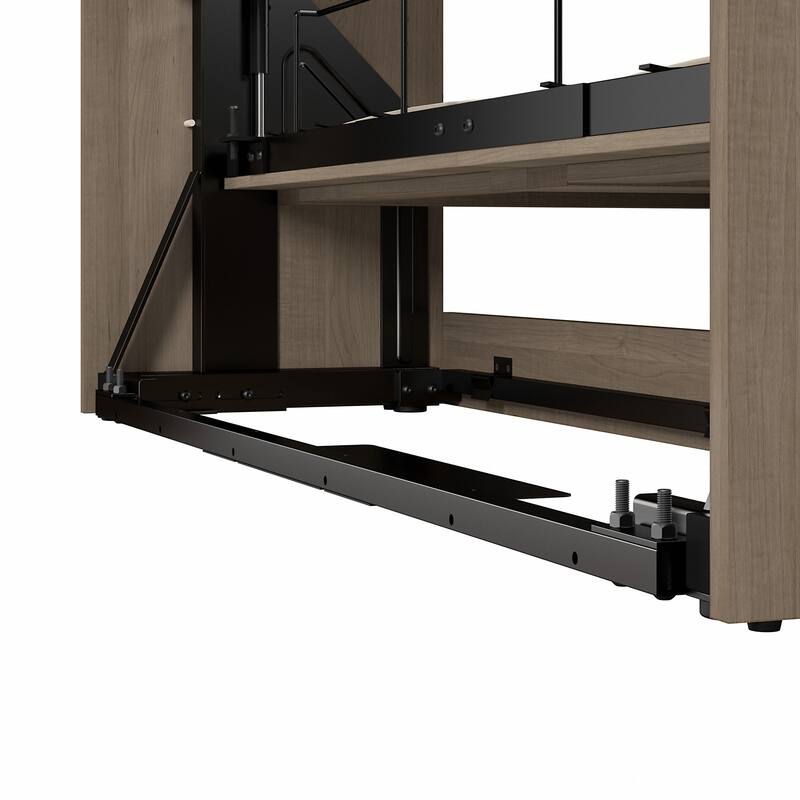 Pur Full Murphy Bed with Shelving Unit (84W) by Bestar