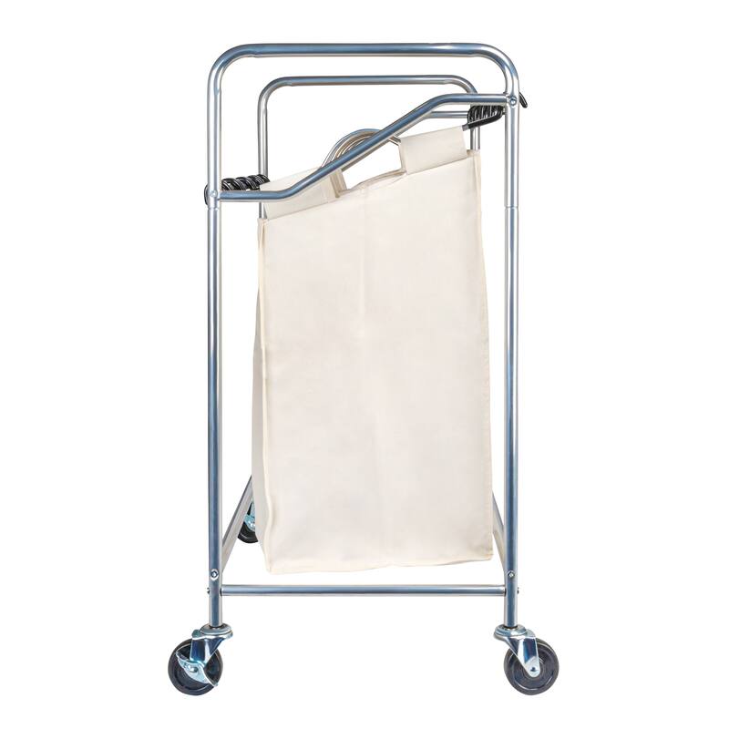 Household Essentials 4 Bag Laundry Sorter Cart with Washable and Removable Bags - 17.0"L x 34.0"W x 33.0"H