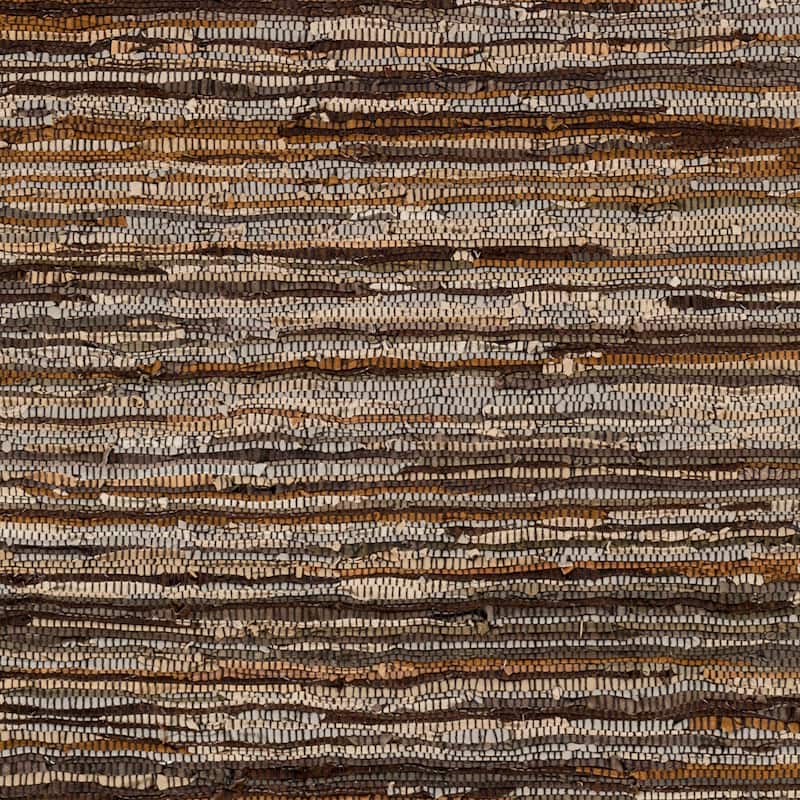 Livabliss Balbach Hand-woven Leather Area Rug - 8' x 10' - 8' x 10'