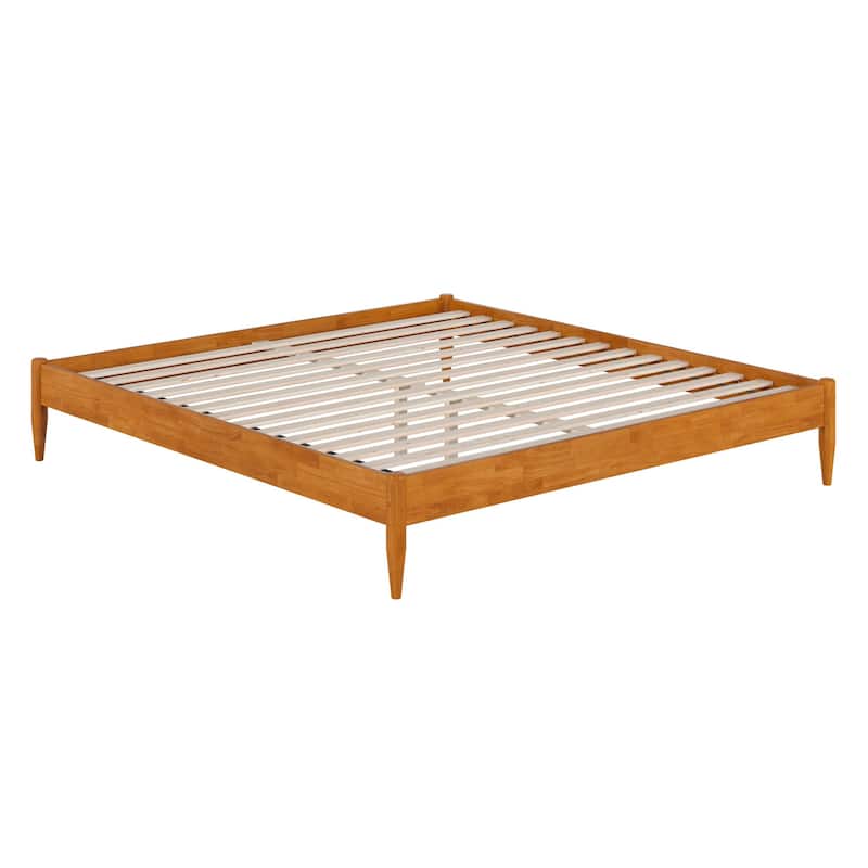 King Size Platform Bed Frame - Solid Wood Bed