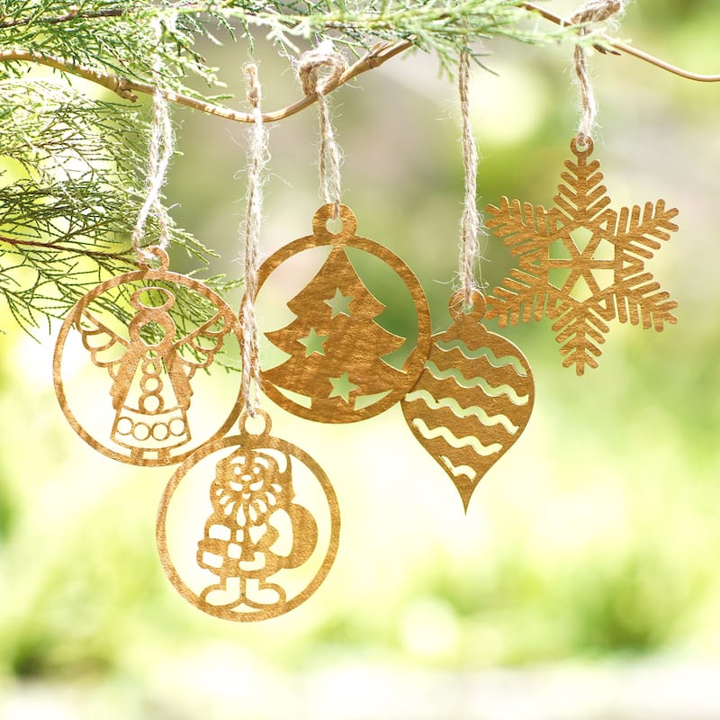 Novica Handmade Heavenly Eve Handcrafted Ornaments (Set Of 5)