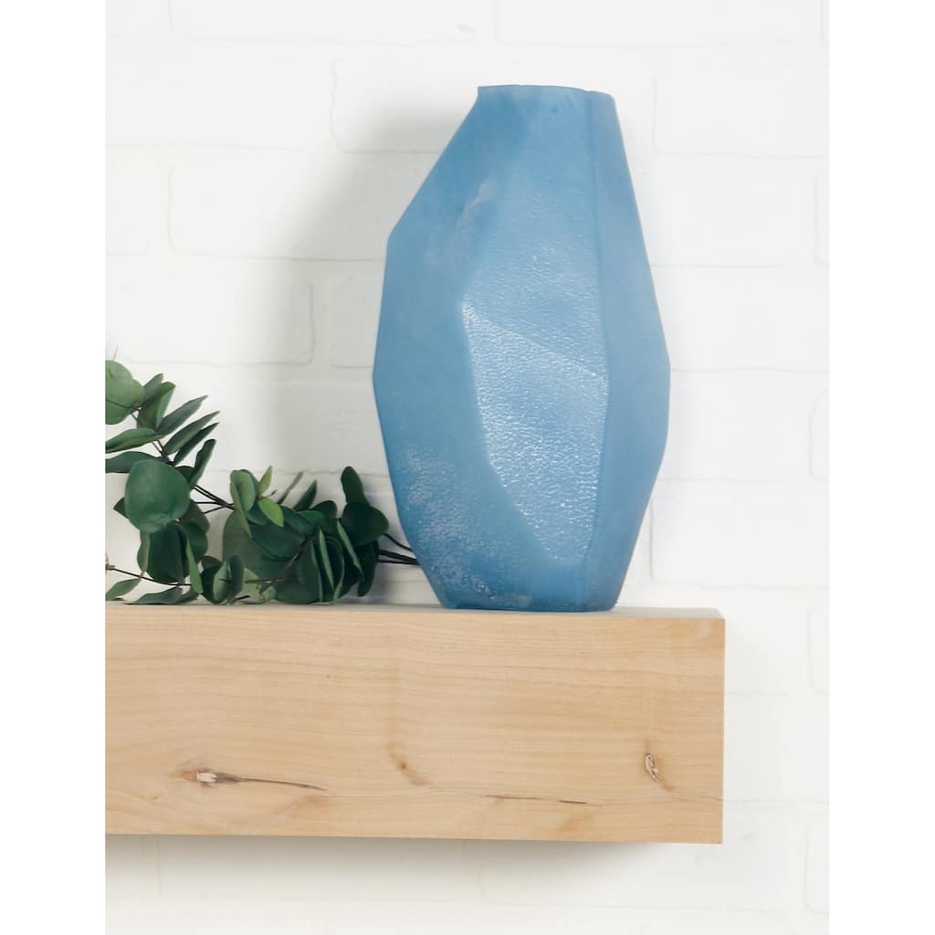 Benzara Multicolored Frosted Glass Vase (Set of 3)