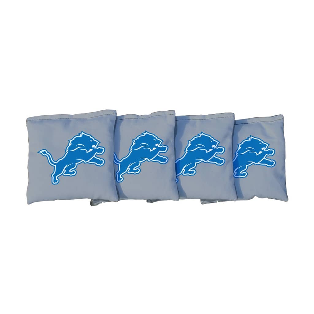 Detroit Lions NFL Football Grey Cornhole Bags