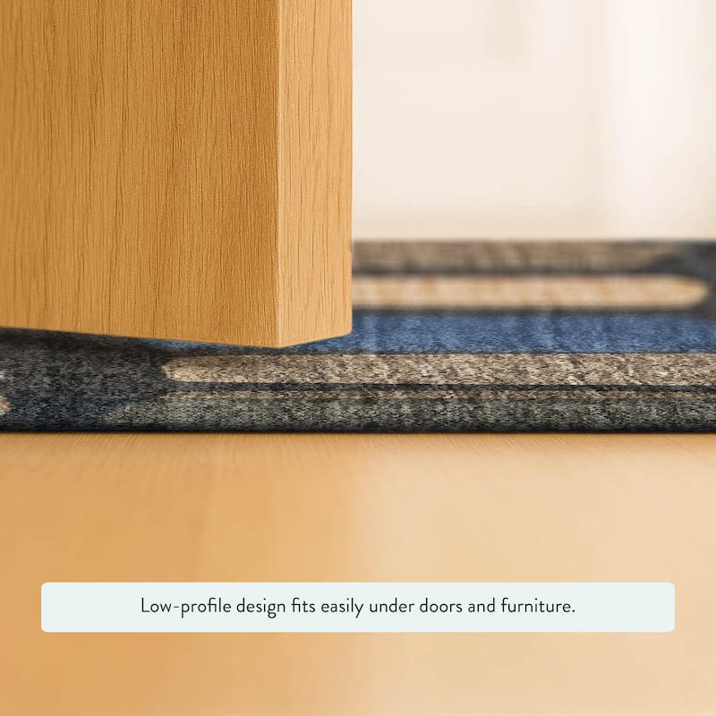 Machine Washable Indoor/ Outdoor Casual Hoppy Chantille Rug