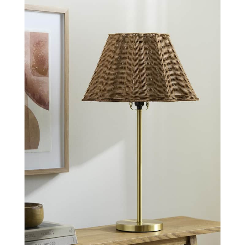 Livabliss Foix Country Accent Table Lamp - Metallic-Brass