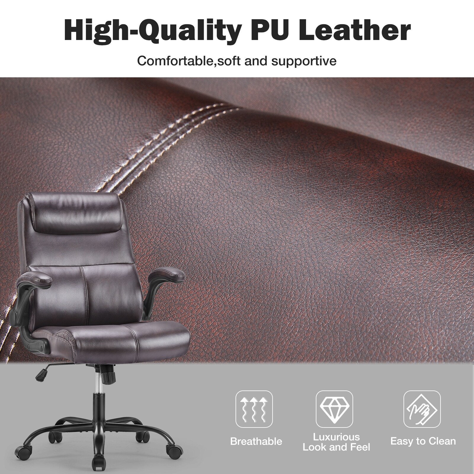 Supportive home office chair clearance