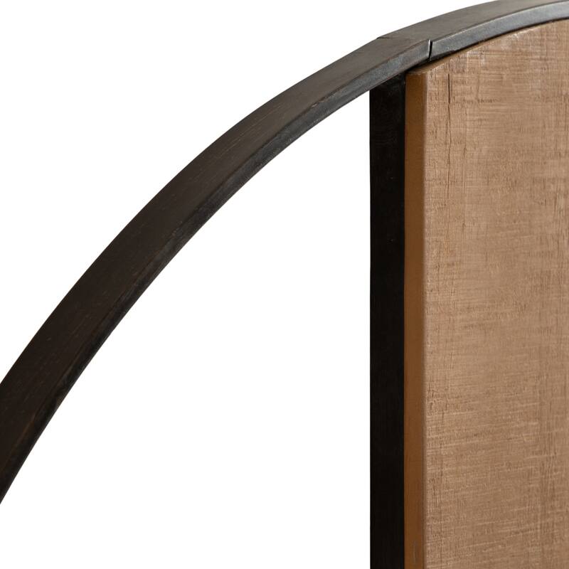 Kate and Laurel Ladd Round Numberless Wall Clock