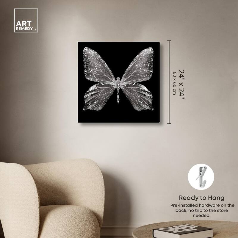 Stardust Wings II Canvas by Art Remedy, Gallery Wrapped