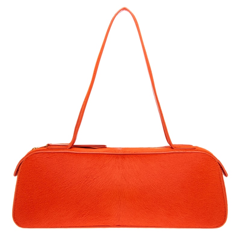 Khaite Simona Shoulder Bag in Haircalf Leather