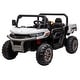 preview thumbnail 42 of 95, Electric 24V Ride-On Dump Truck for Kids, 2 Seater with Remote Control, Non-Slip Tires, and Storage Space