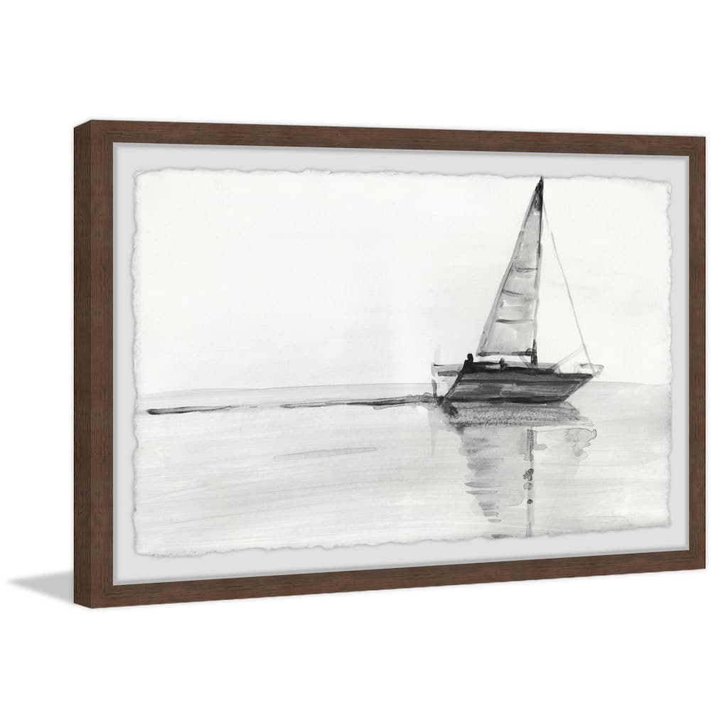 Sail with Me Framed Wall Art, Elegant Home Touch - Sophisticated Artwork for Refined Décor