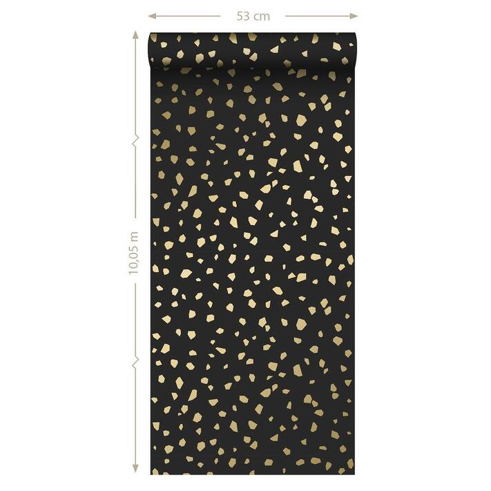 ESTA Home Confetti Black Terrazzo Wallpaper