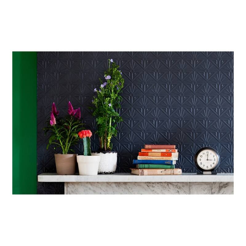 Brewster Deco Paradiso Paintable Luxury Vinyl Wallpaper - 20.9 x 396 x 0.025