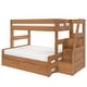 preview thumbnail 22 of 30, Max and Lily Modern Farmhouse Twin Over Full Bunk Bed With Staircase and Trundle