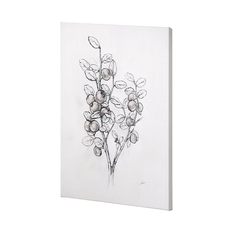 Wildberry Collection Hucklberry (36 x 48) Canvas Art Print