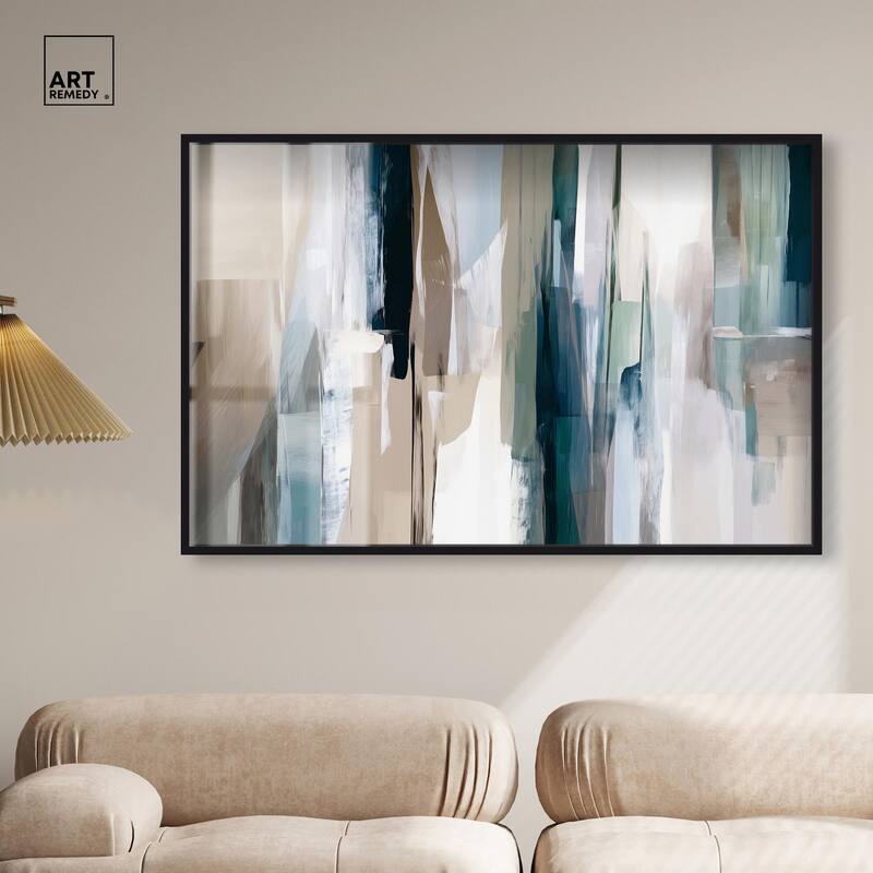 Color Columns Shadowbox by Art Remedy