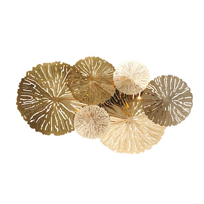 Copper Metal Abstract Wall Sconce