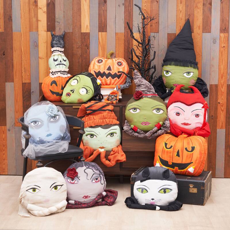 Vampira Zombinaland Halloween Decorative Soft Figurine Pillow