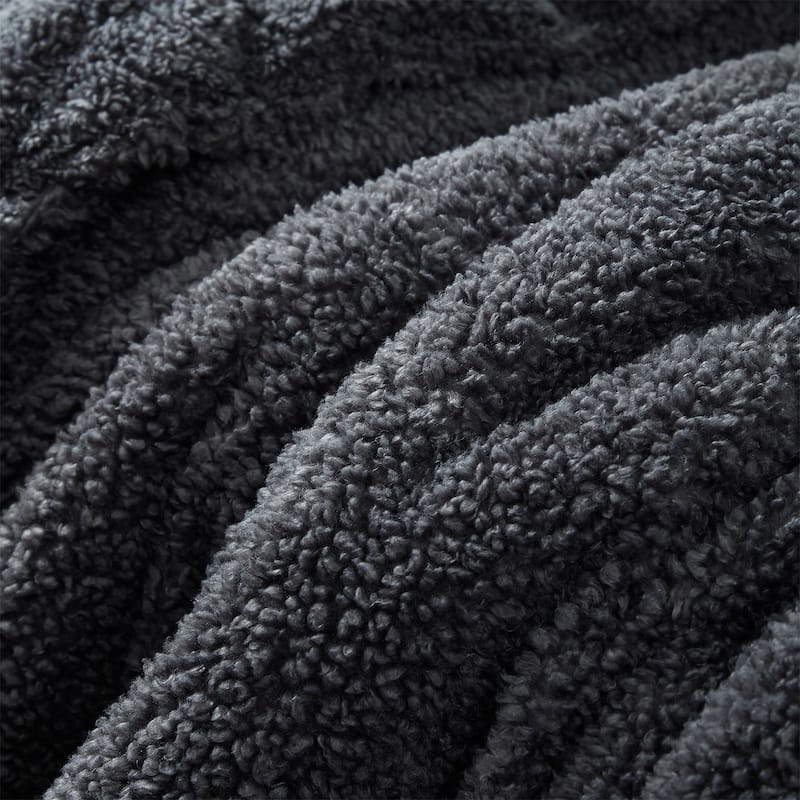 Unfluffin Believable - Coma Inducer® Oversized Comforter Set - Dark Gray