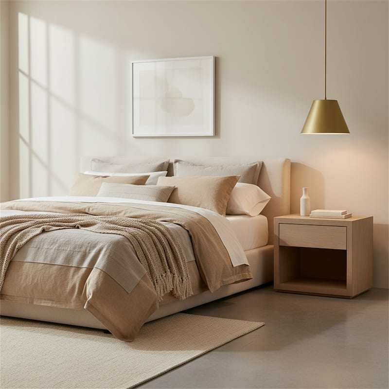 16" Diameter Integrated LED Brass Pendant