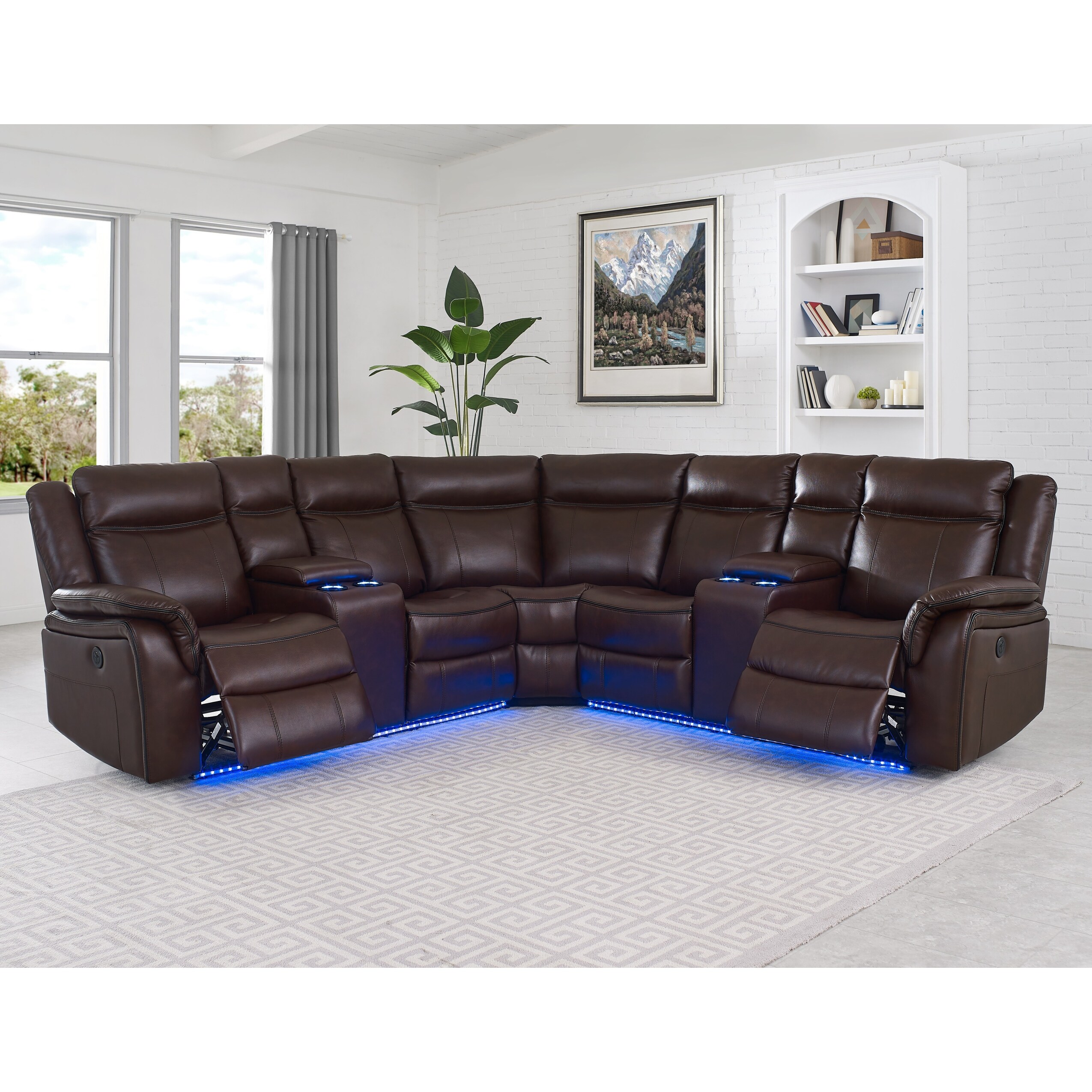 Shop Lamar 4 Piece Power Reclining Sectional By Greyson Living