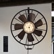 preview thumbnail 11 of 11, 20" Smart Industrial Wall Mount Ceiling Fan with LED Lights - 20''