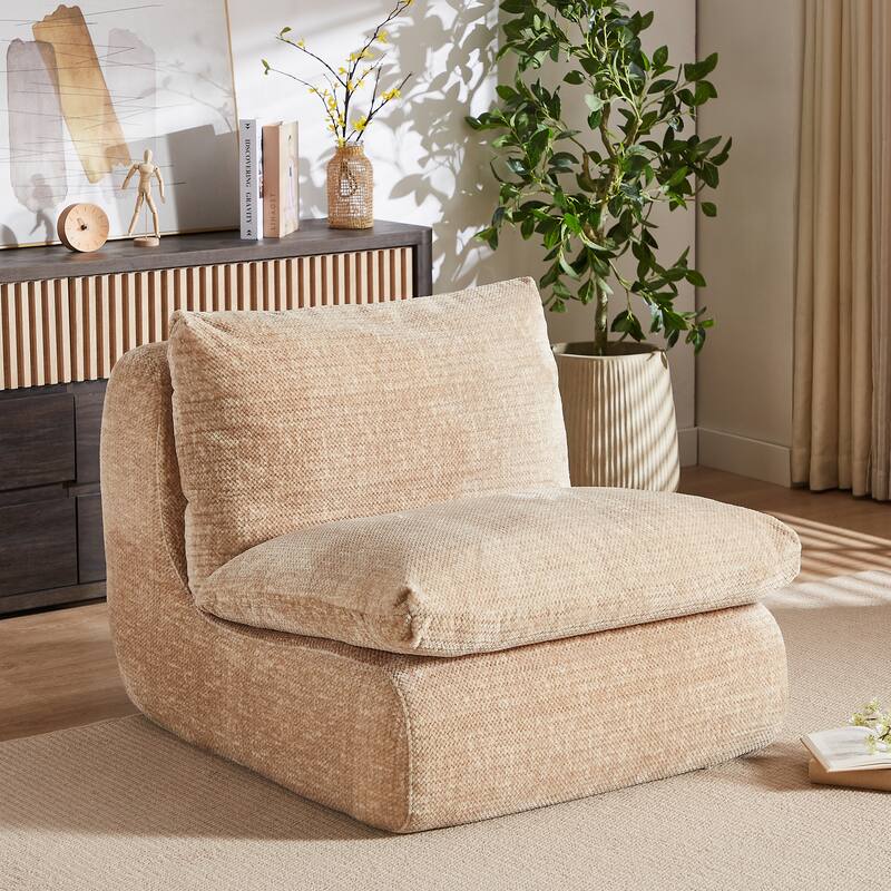 Full Compression Accent Sofa Armless Chair