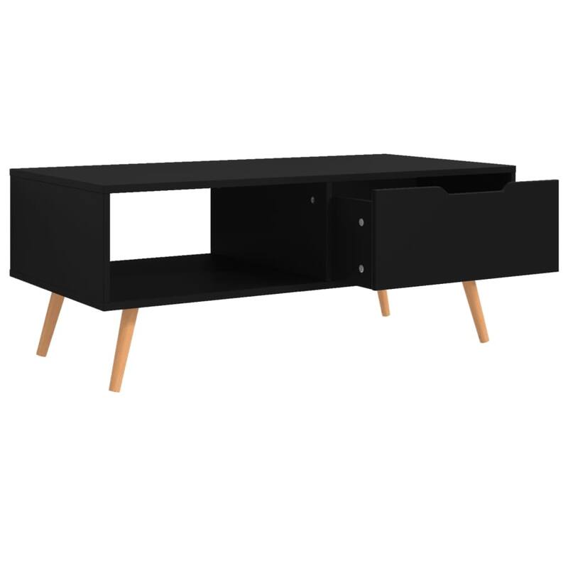 vidaXL Coffee Table End Table Living Room Accent Sofa Table Engineered Wood - 39.4" x 19.5" x 16.9"