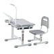 preview thumbnail 5 of 40, UIMOSO Kids Study Chair and Desk Set, Study Desk and Chair for Kids, Adjustable Height Kids Study Desk with Chair 27.56 x 15.55 in - Grey, with Table Lamp