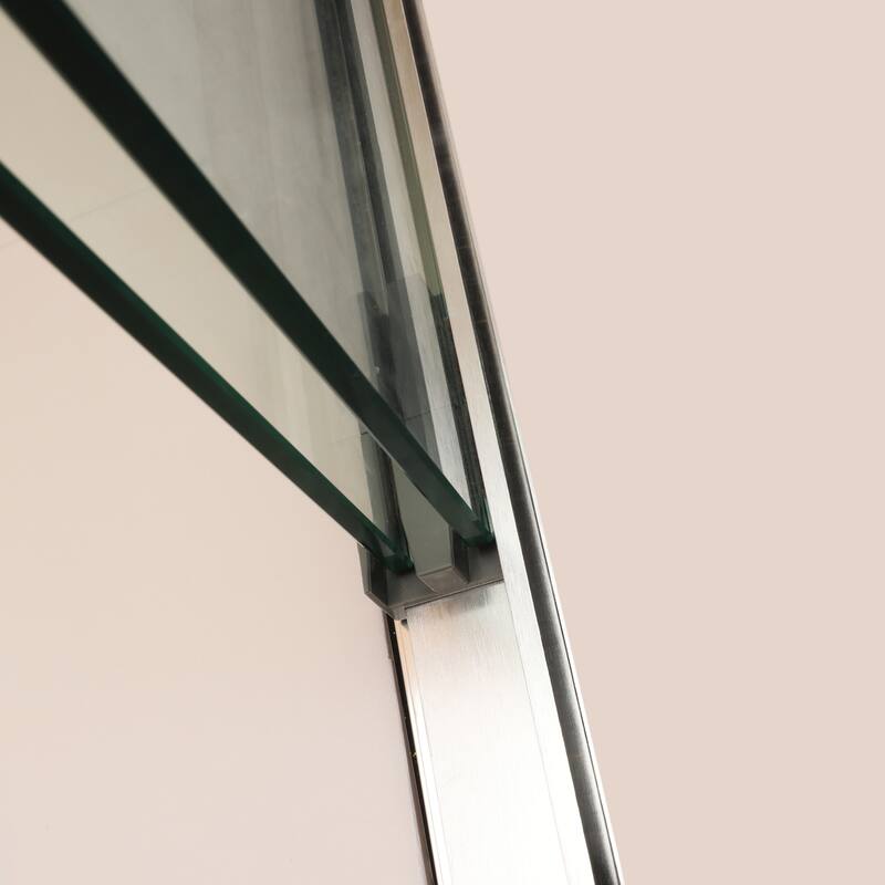 48" W x 76"H Framed Double Sliding Shower Doors - 48'' x 0.32'' x 76''