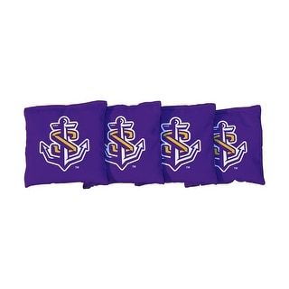 LSU Shreveport Pilots Purple Cornhole Bags
