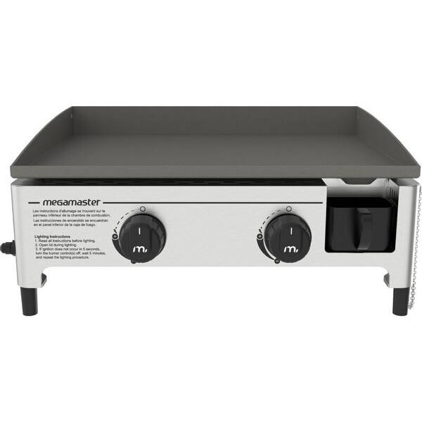 Megamaster 2-Burner Griddle Tabletop Propane Gas Grill. Opens flyout.