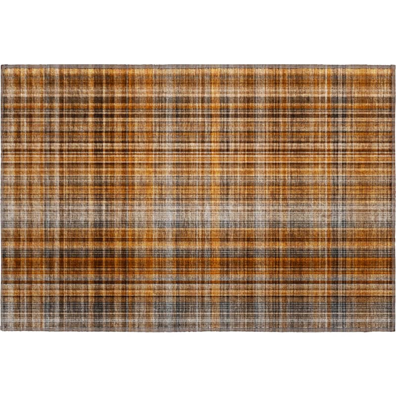 Premium Washable Super Soft Plaid Mayfield Rug