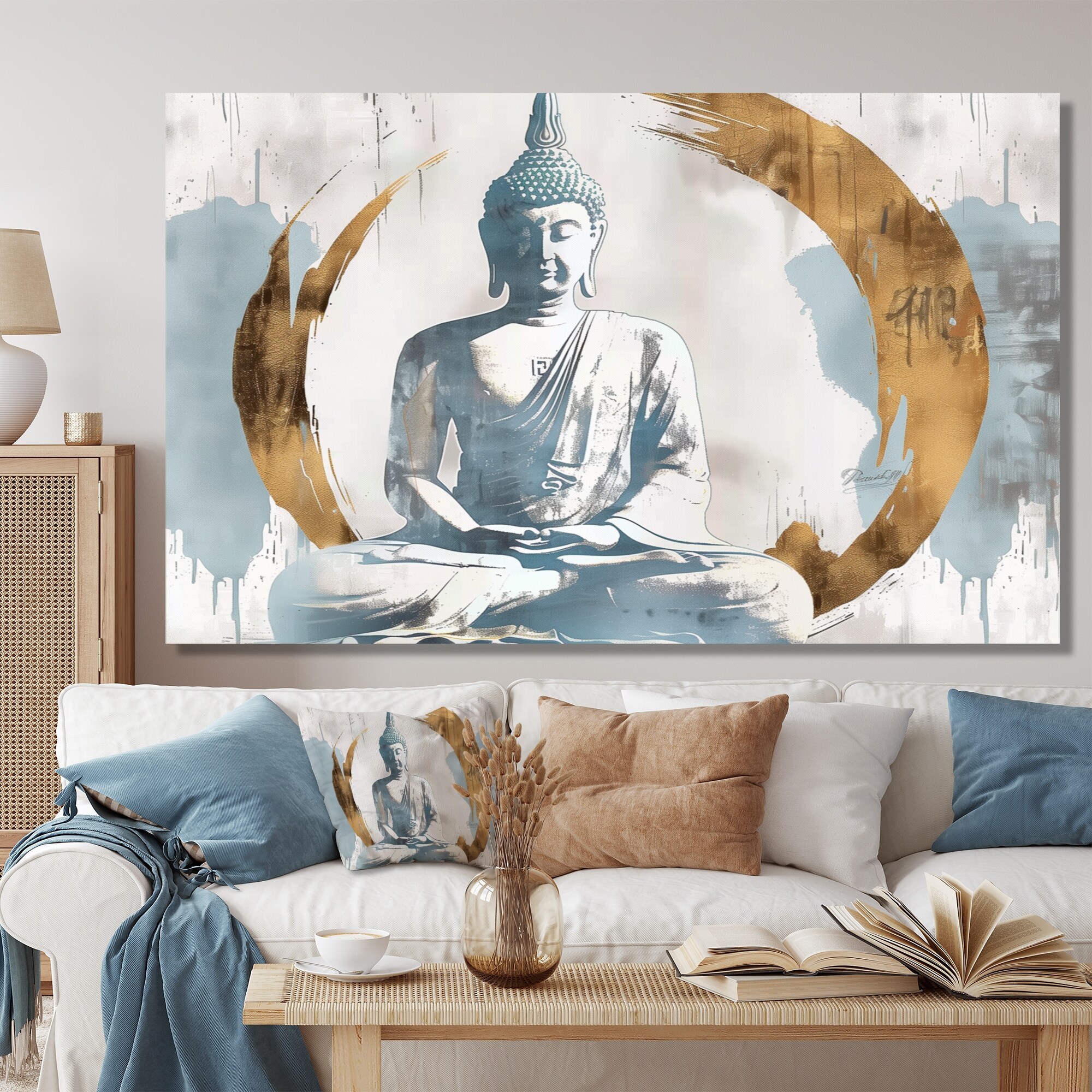grey buddha wallpaper