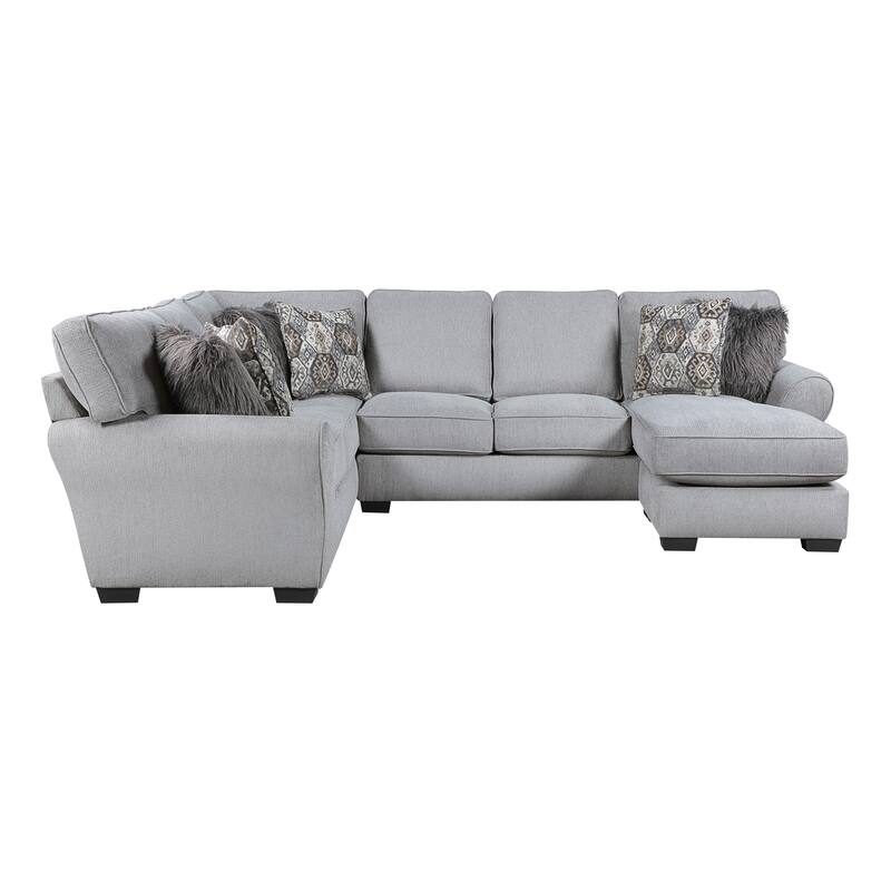 Tetbury Chenille 2-Piece Sectional with Reversible Chaise