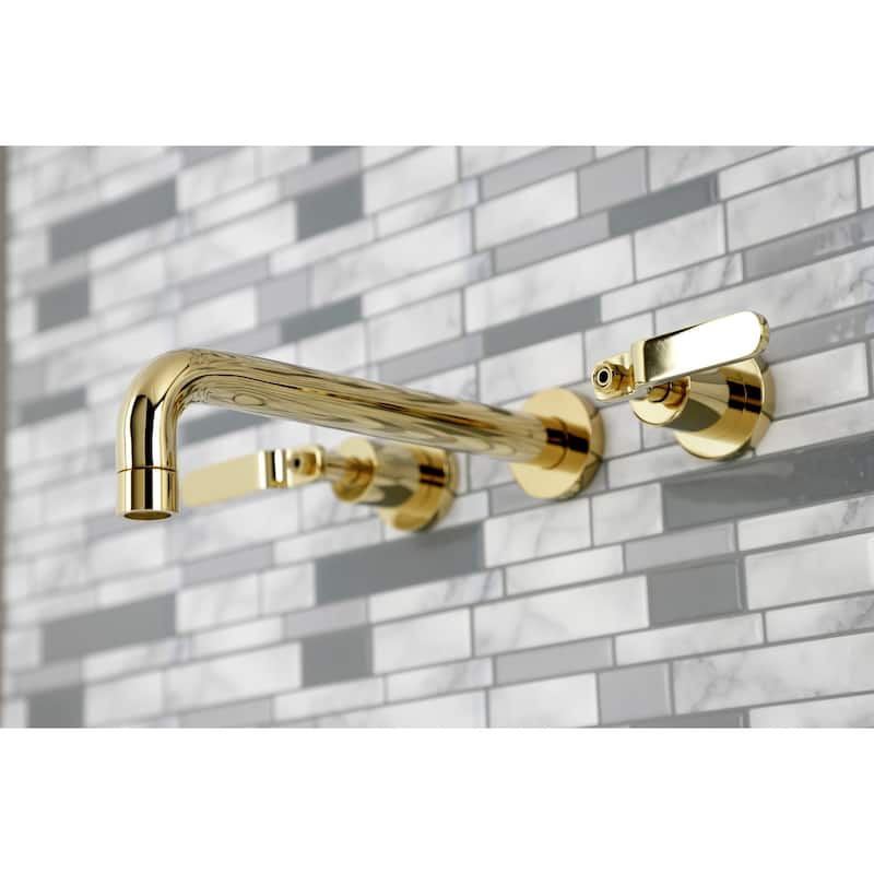 Whitaker Two-Handle 3-Hole Wall Mount Tub Faucet