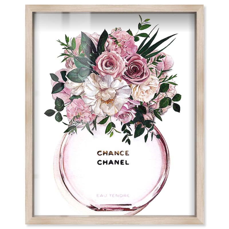 Floral Chance Fragrance Shadowbox by Art Remedy - Natural - 36" x 45"