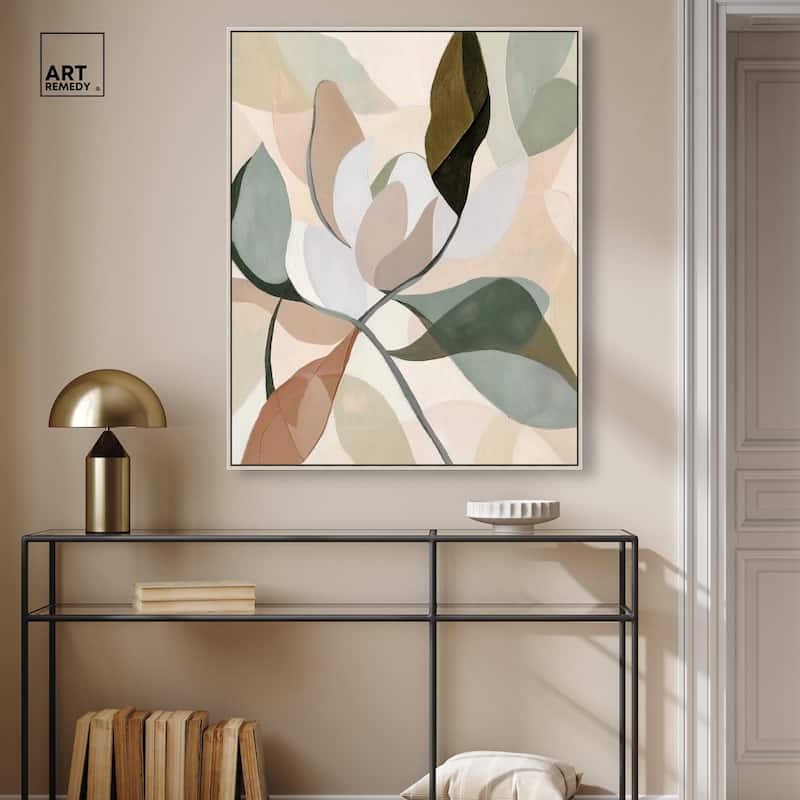 Leaf Prints II Canvas by Art Remedy