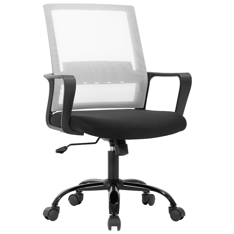 Addison Modern Adjustable Height Ergonomic Swivel Office Chair with Lumbar Support